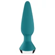 Satisfyer Plug-ilicious 1 - App-vezérelt análvibrátor (zöld)