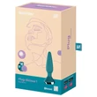 Satisfyer Plug-ilicious 1 - App-vezérelt análvibrátor (zöld)