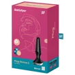 Satisfyer Plug-ilicious 2 - App-vezérelt análvibrátor (fekete)