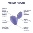 Satisfyer Sweet Seal - App-vezérelt análvibrátor (lila)