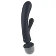 Satisfyer Triple Lover - G-pont és masszírozó vibrátor (ezüst)