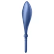 Satisfyer Bullseye - App-vezérelt vibrációs péniszgyűrű, férfiaknak (kék)