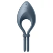 Satisfyer Bullseye - App-vezérelt vibrációs péniszgyűrű, férfiaknak (szürke)