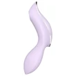 Satisfyer Curvy Trinity 2 - léghullámos 2in1 vibrátor (lila)