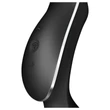Satisfyer Curvy Trinity 2 - léghullámos 2in1 vibrátor (fekete)