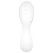 Satisfyer Curvy Trinity 5+ - App-vezérelt 2in1 vibrátor (fehér)