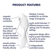 Satisfyer Curvy Trinity 5+ - App-vezérelt 2in1 vibrátor (fehér)