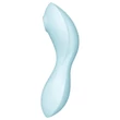Satisfyer Curvy Trinity 5+ - App-vezérelt 2in1 vibrátor (kék)