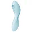 Satisfyer Curvy Trinity 5+ - App-vezérelt 2in1 vibrátor (kék)