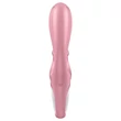 Satisfyer Hug Me - App-vezérelt csiklókaros vibrátor (pink)
