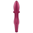 Satisfyer Embrace Me - akkus, csiklókaros vibrátor (piros)