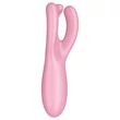Satisfyer Threesome 4 - okos csikló vibrátor (pink)