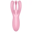 Satisfyer Threesome 4 - App-vezérelt csiklóvibrátor (pink)