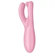 Satisfyer Threesome 4 - okos csikló vibrátor (pink)