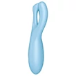 Satisfyer Threesome 4 - okos csiklóvibrátor (kék)