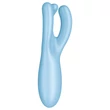 Satisfyer Threesome 4 - okos csiklóvibrátor (kék)