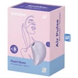 Satisfyer Pearl Diver - léghullámos csikló vibrátor (viola)