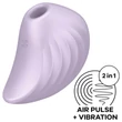 Satisfyer Pearl Diver - léghullámos csikló vibrátor (viola)