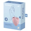 Satisfyer Cutie Heart - akkus léghullámos csiklóvibrátor (pink)