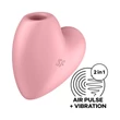 Satisfyer Cutie Heart - akkus léghullámos csiklóvibrátor (pink)