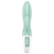 Satisfyer Air Pump Bunny 5 - App-vezérelt pumpálható vibrátor (menta)