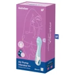 Satisfyer Air Pump Vibrator 5 - App-vezérelt (kék)