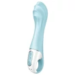 Satisfyer Air Pump Vibrator 5 - App-vezérelt (kék)