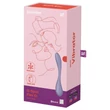 Satisfyer G-spot Flex 5 – App-vezérelt G-pont vibrátor (lila)