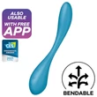 Satisfyer G-spot Flex 5 - App-vezérelt G-pont vibrátor (zöld)