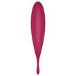 Satisfyer Twirling Pro - akkus, okos 2in1 csiklóvibrátor (piros)