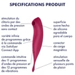 Satisfyer Twirling Pro – App-vezérelt csiklóvibrátor (piros)