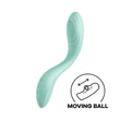 Satisfyer Rrrolling - akkus, mozgó golyós G-pont vibrátor (menta)