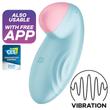 Satisfyer Tropical Tip - okos, akkus csiklóvibrátor (kék)