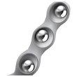 Satisfyer Triple Ball-R - gyöngyös dildó (szürke)