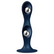 Satisfyer Double Ball-R - súlyozott dildó (kék)