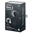 Satisfyer Pro2 Gen3 - App-vezérelt léghullámos csiklóizgató (sötét szürke)
