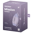 Satisfyer Mission Control - léghullámos csiklóizgató (lila)