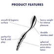 Satisfyer Star Force 1 - gömbös acéldildó (ezüst)