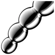 Satisfyer Star Force 1 - gömbös acéldildó (ezüst)