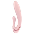 Satisfyer - Pearl Bunny 3 forgógyöngyös nyuszivibrátor (pink)