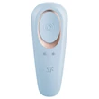 Satisfyer Double Classic - párvibrátor (kék)