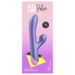 ROMP Pulse - G-pont vibrátor léghullámos csiklóizgatóval (lila)