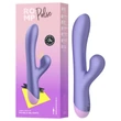 ROMP Pulse - G-pont vibrátor léghullámos csiklóizgatóval (lila)