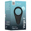 We-Vibe Verge 2 - App-vezérelt vibrációs péniszgyűrű, férfiaknak (fekete)