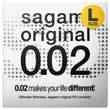 Sagami Original 0,02 L - óvszer - 58 mm (1 db)
