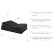 Liberator Wedge/Ramp - 2 db-os szexpárna (fekete)