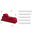 Liberator Esse Lounger - variálható tantra fotel (fekete)