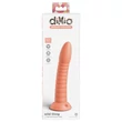 Dillio Wild Thing - barázdált dildó (19 cm) - narancs