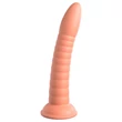 Dillio Wild Thing - barázdált dildó (19 cm) - narancs
