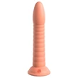 Dillio Wild Thing - barázdált dildó (19 cm) - narancs
